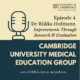 CUMEG podcast Episode 4 - Dr Rikka Hofmann - Improvements through research and education