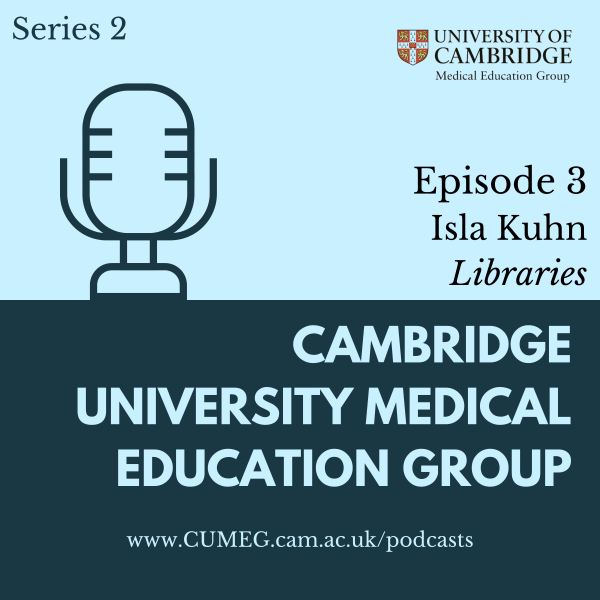 Season 2 Episode 3 podcast cover - libraries with Isla Kuhn